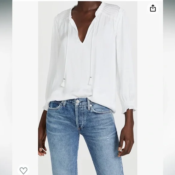 PAIGE Women's Kaylynn Top SIZE XXS NWOT - Picture 2 of 7